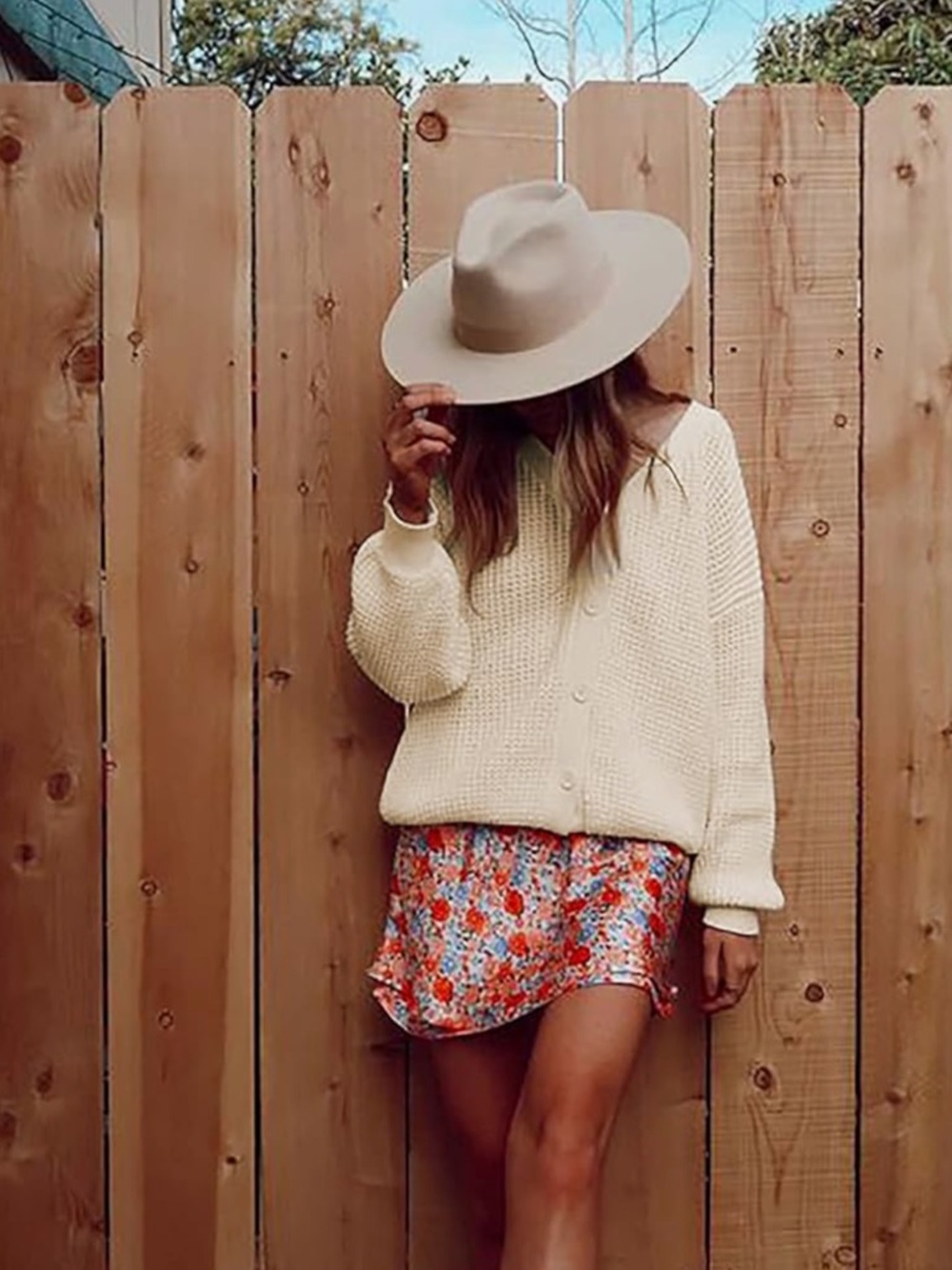 2026 Cardigan Sweaters Women 100% Cotton ButtonDown Oversized Knit Outerwear M - Picture 3 of 5